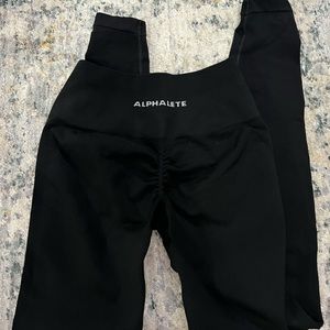 ALPHALETE AMPLIFY BLACK LEGGINGS